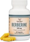 Berberine Supplement 500mg, 60 Capsules (Third Party Tested, Non-GMO, Gluten Free, Vegan Safe) AMPK Activator – Berberine HCL for Cardiovascular Health by Double Wood