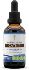 Secrets of the Tribe Catnip Tincture Alcohol-Free Extract, Nepeta Cataria Improves Sleep Quality 2 oz