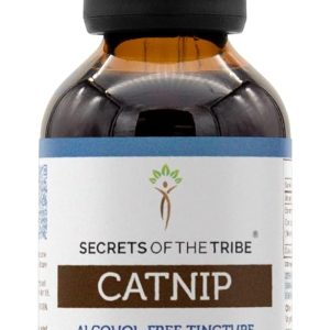 Secrets of the Tribe Catnip Tincture Alcohol-Free Extract, Nepeta Cataria Improves Sleep Quality 2 oz