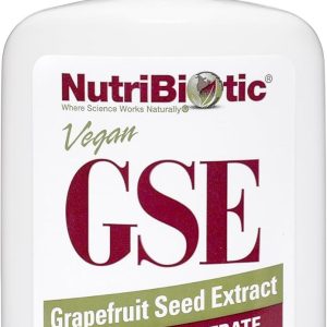 NutriBiotic – GSE, 4 Oz Liquid | The Original Grapefruit Seed Extract Premium Concentrate with Bioflavonoids | Vegan, Gluten Free, Non-GMO