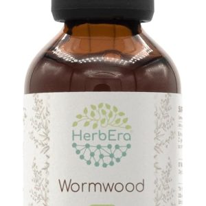 Wormwood B60 USDA Organic Tincture | Alcohol-Free Extract, High-Potency Herbal Drops | Certified Organic Wormwood (Artemisia Absinthium) Dried Herb (2 oz)